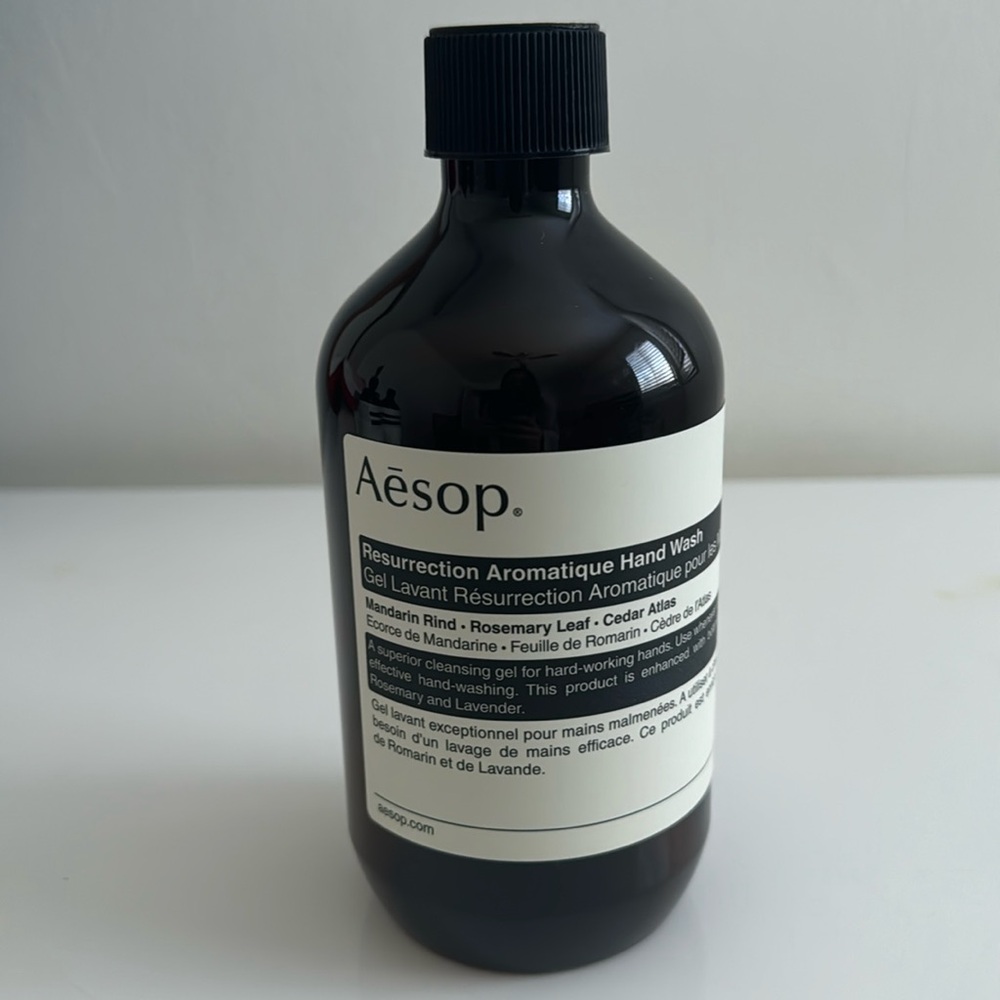 Aesop Empty Resurrection Aromatique Hand Wash Bottle No Pump